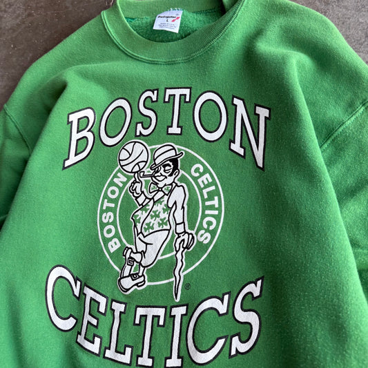 Vintage Boston Celtics Crewneck - L
