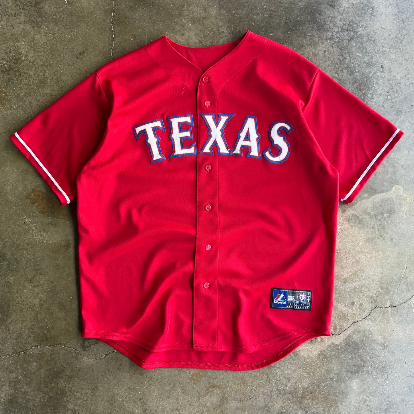 Texas Rangers Blank Jersey - XL