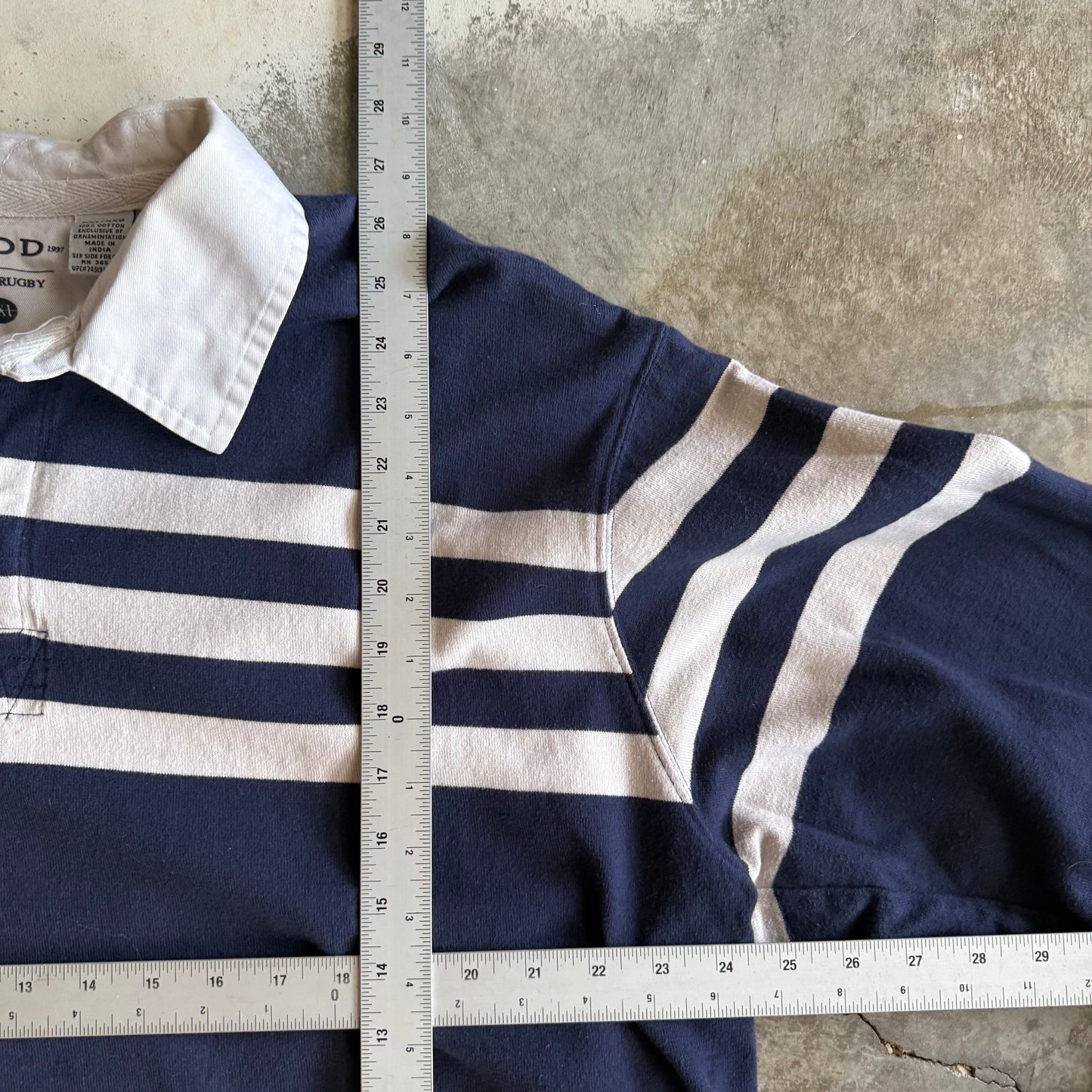 Vintage 00s IZOD Rugby Polo - XXL