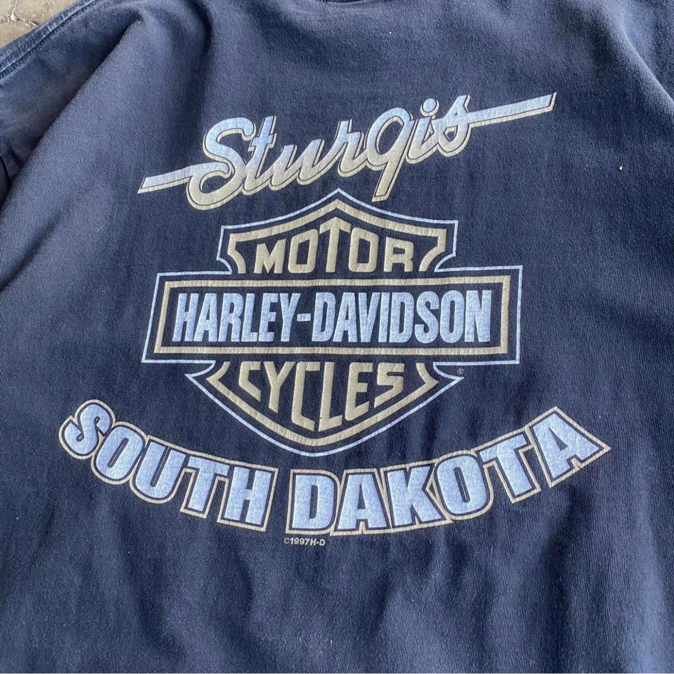 Vintage 90s Sturgis Harley Davidson Tee - XL