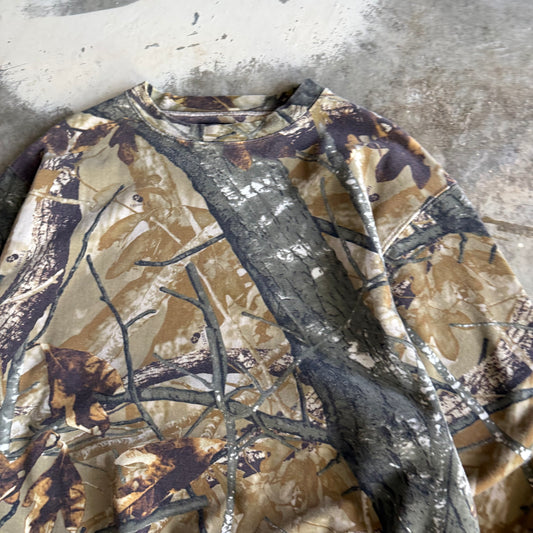 Vintage 00s Boxy Realtree Crewneck - XL