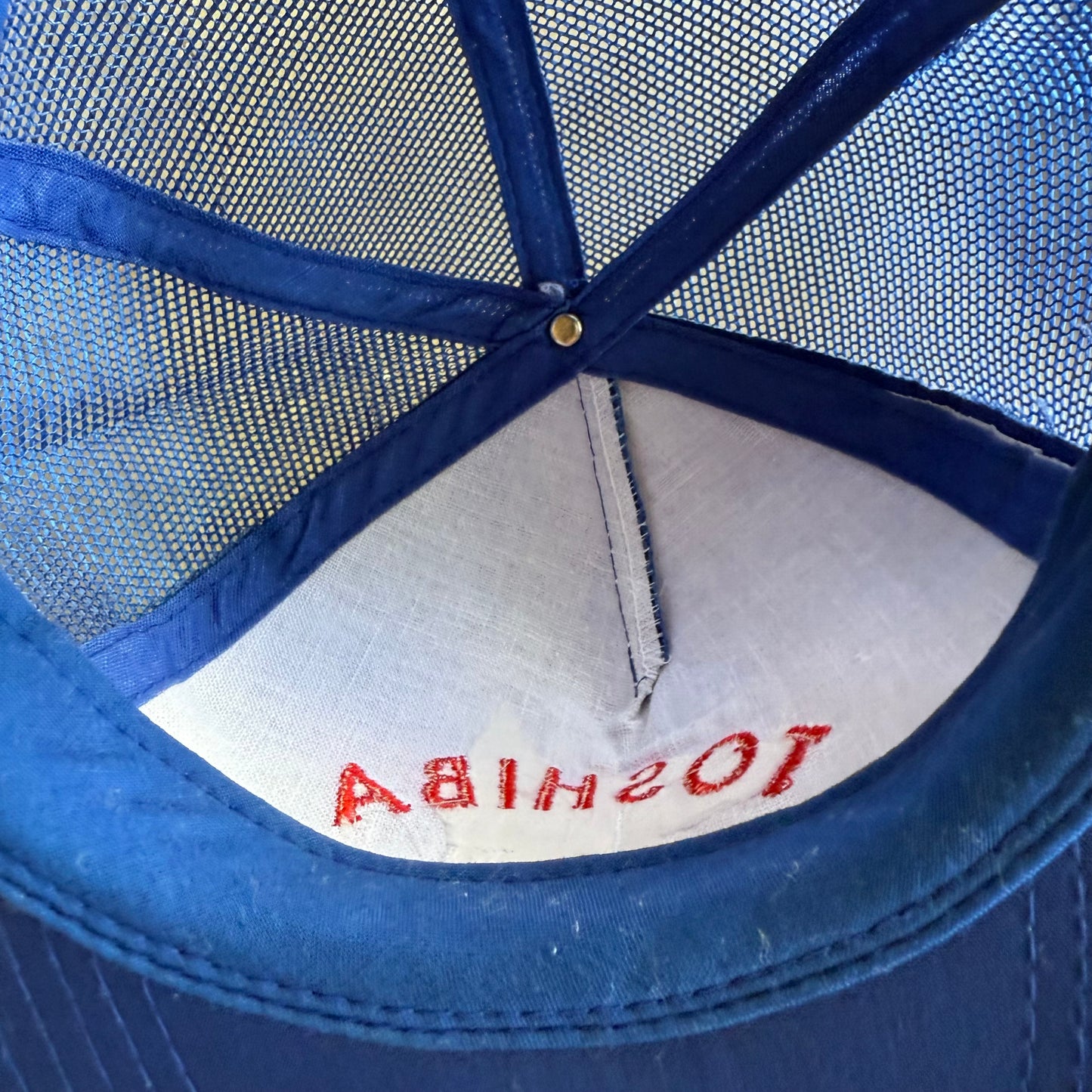 Vintage 90s Toshiba SnapBack Trucker Hat