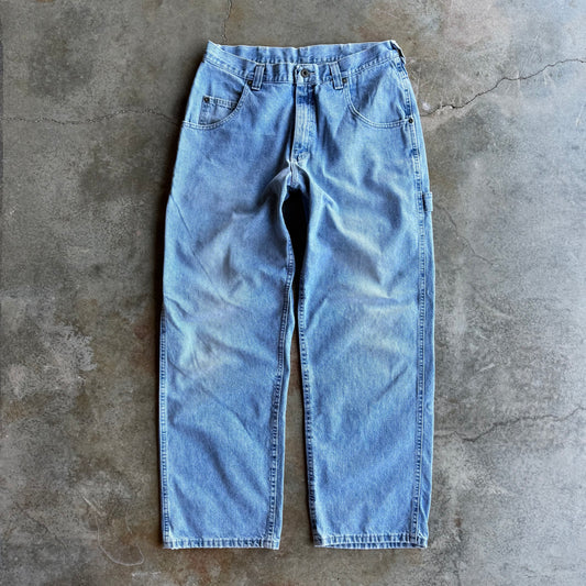 Vintage Lee Baggy Dungarees Jeans - 34