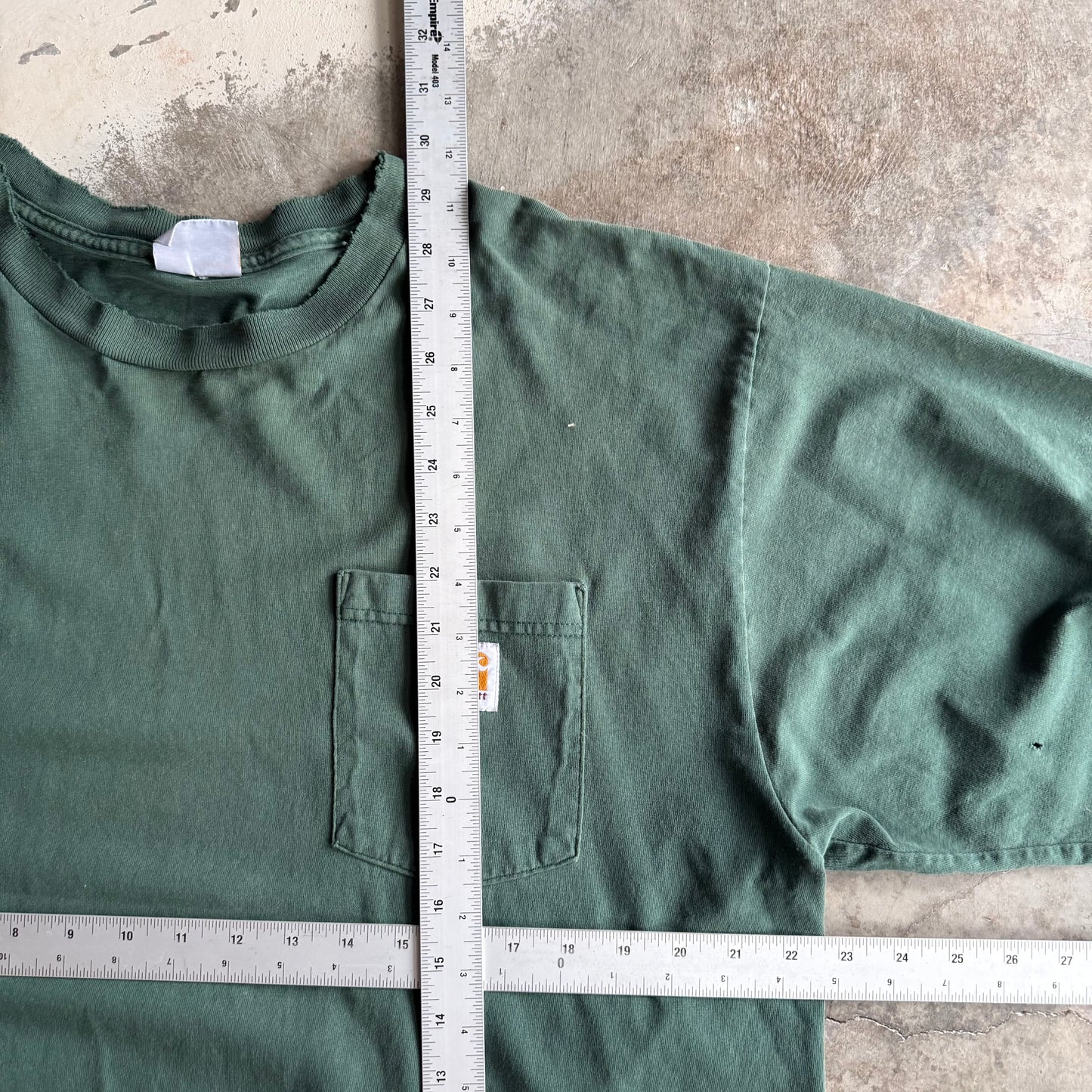 Vintage Green Carhartt Longsleeve - XL