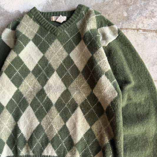 Vintage 90s Grandpa Sweater - L