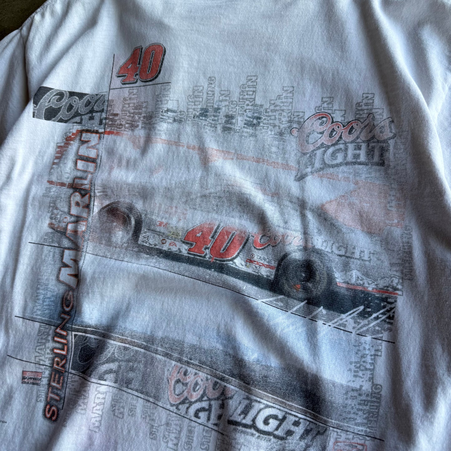 Vintage 00s Coors Light Racing Tshirt - L