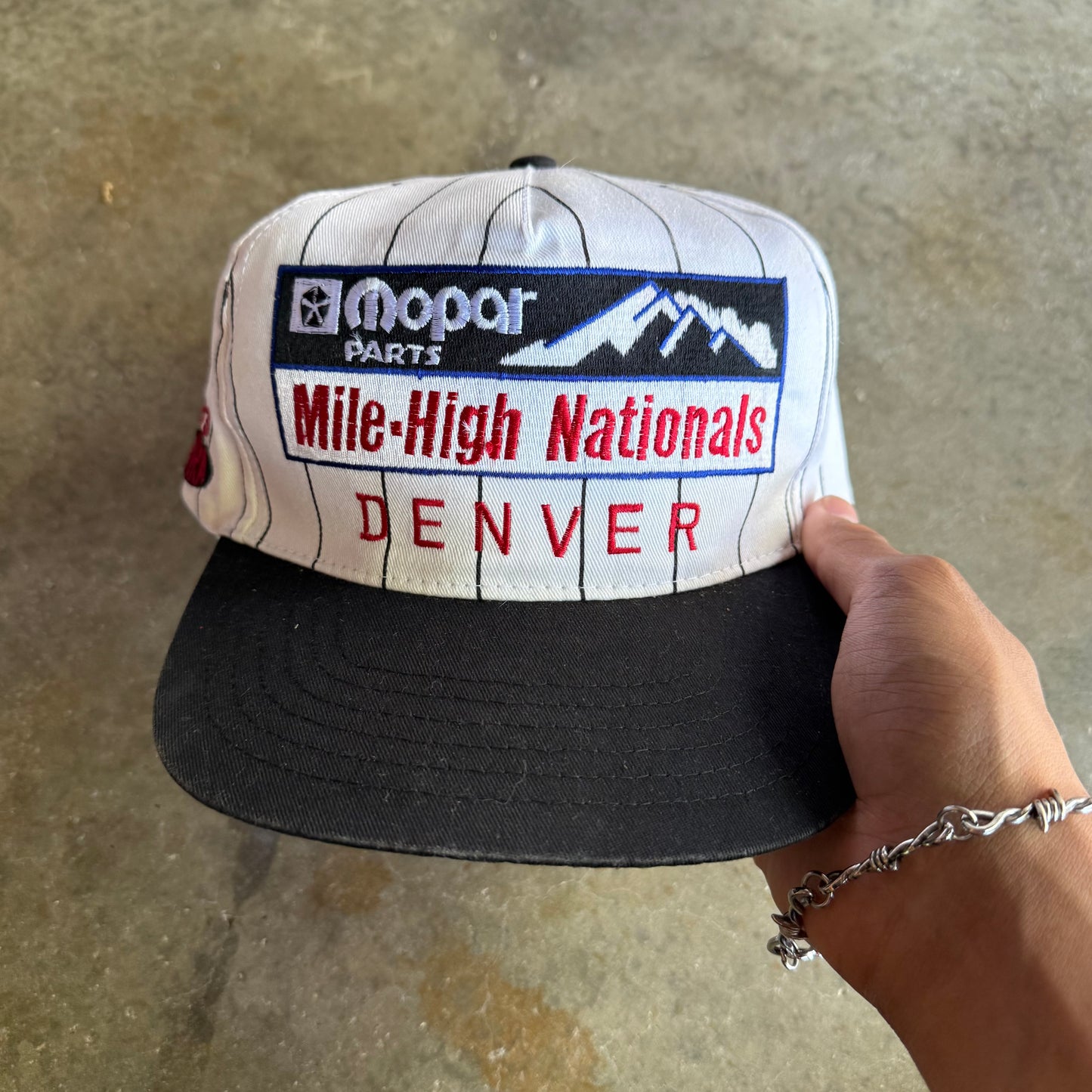 Vintage 90s Mile-High Denver SnapBack Hat