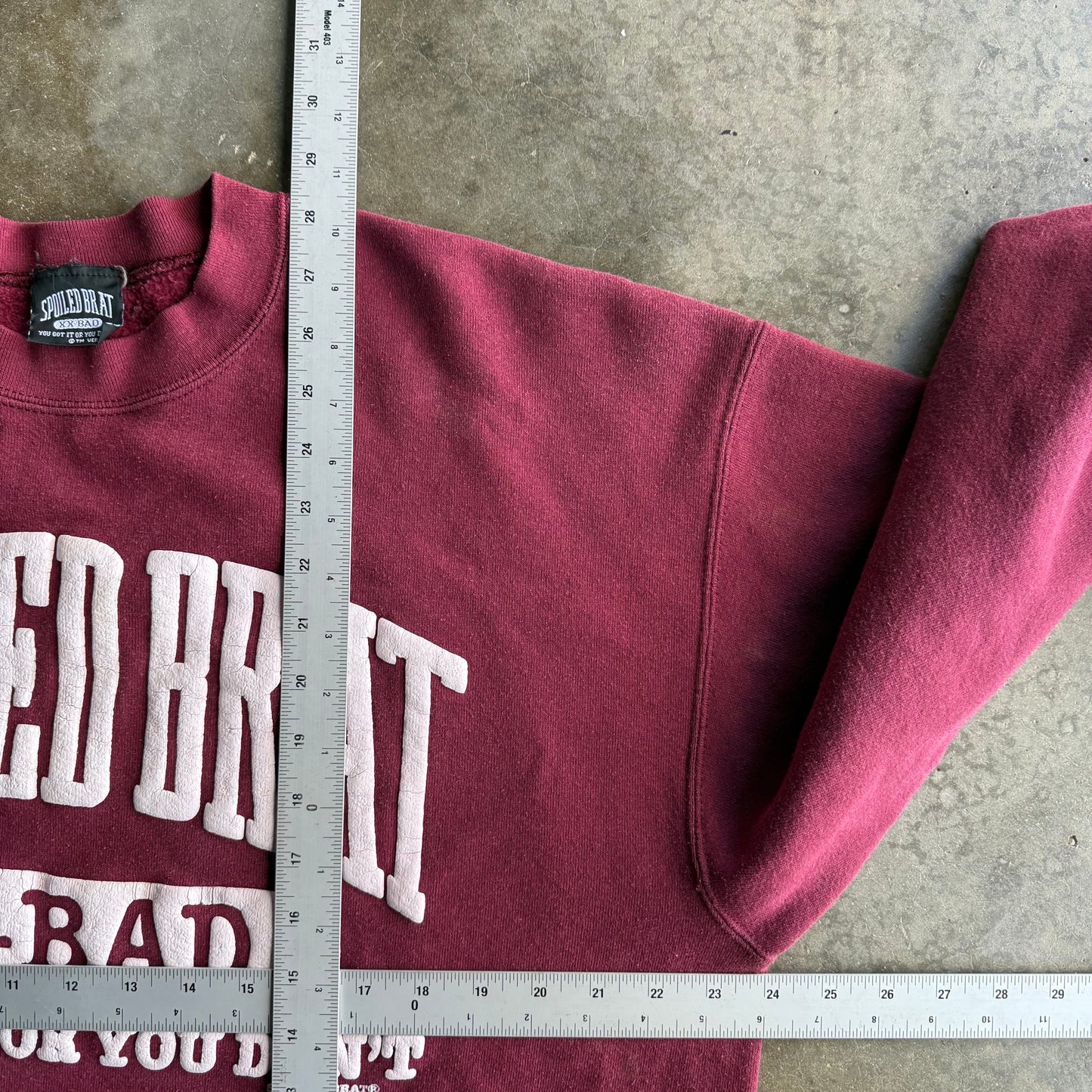 Vintage 90s Spoiled Brat Crewneck - XL