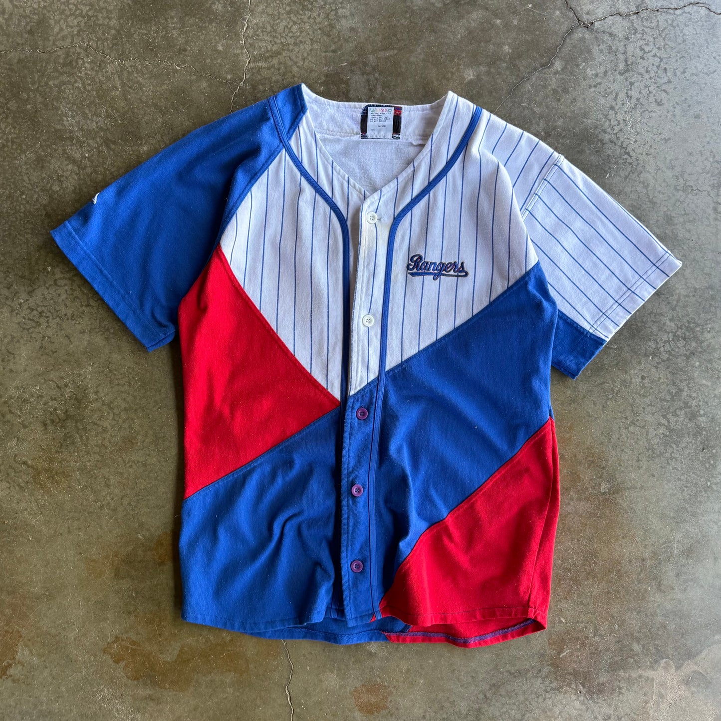 Vintage 90s Rangers Button Up - XL