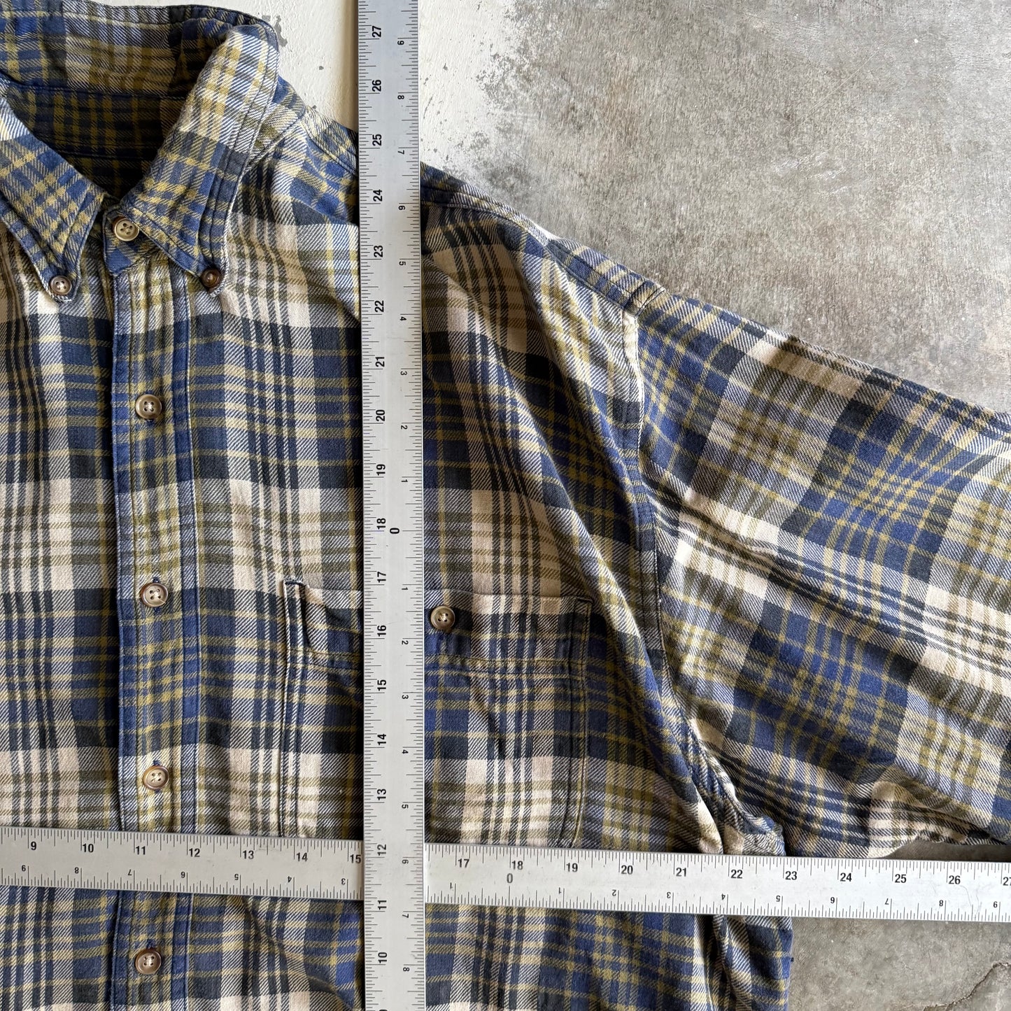 Vintage 00s Cropped Flannel - M