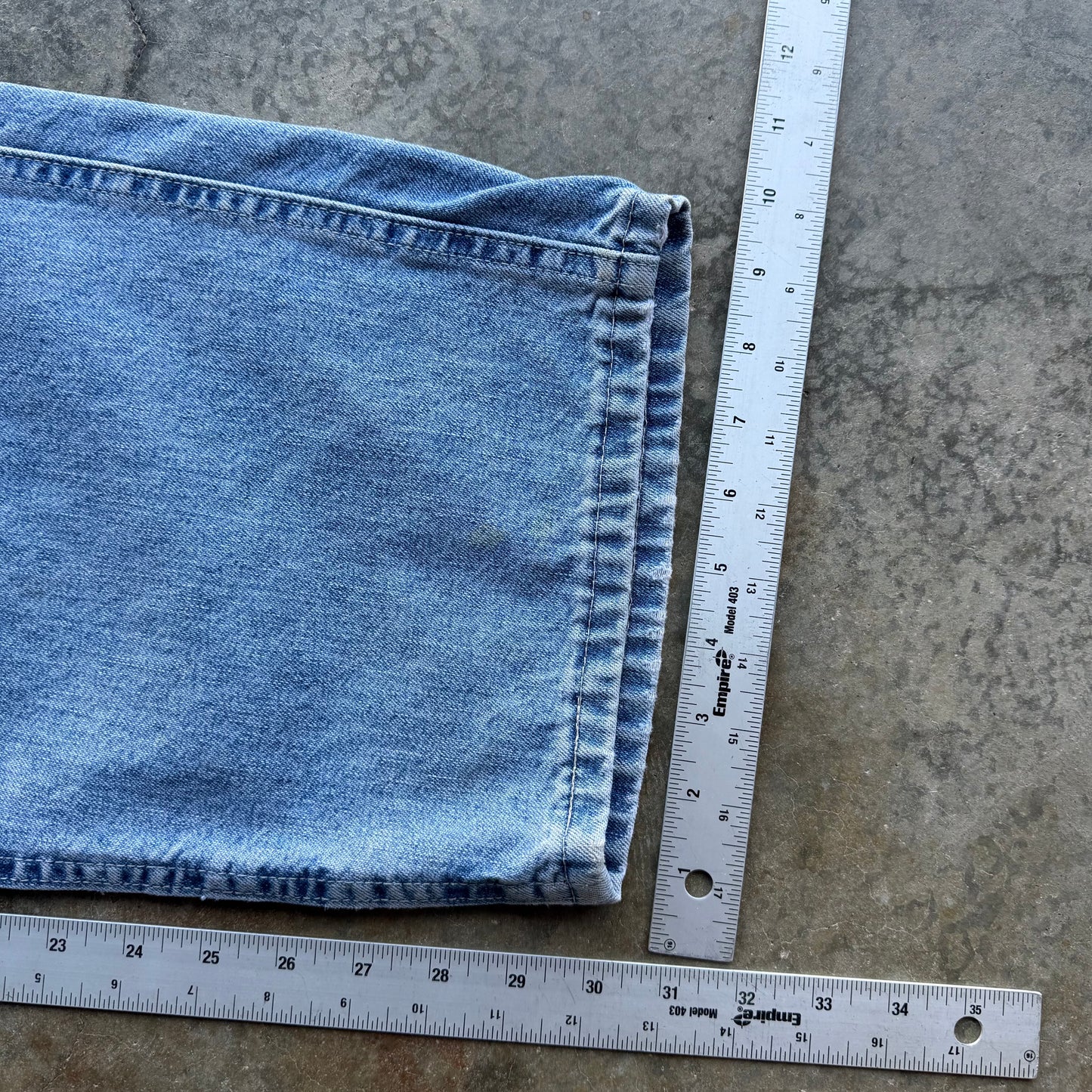 Vintage Lee Baggy Dungarees Jeans - 34