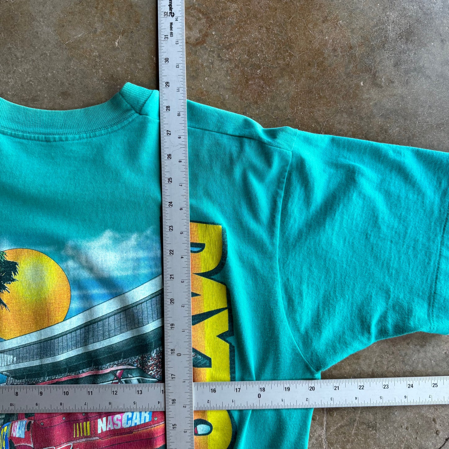Vintage 90s Daytona NASCAR Tee - L
