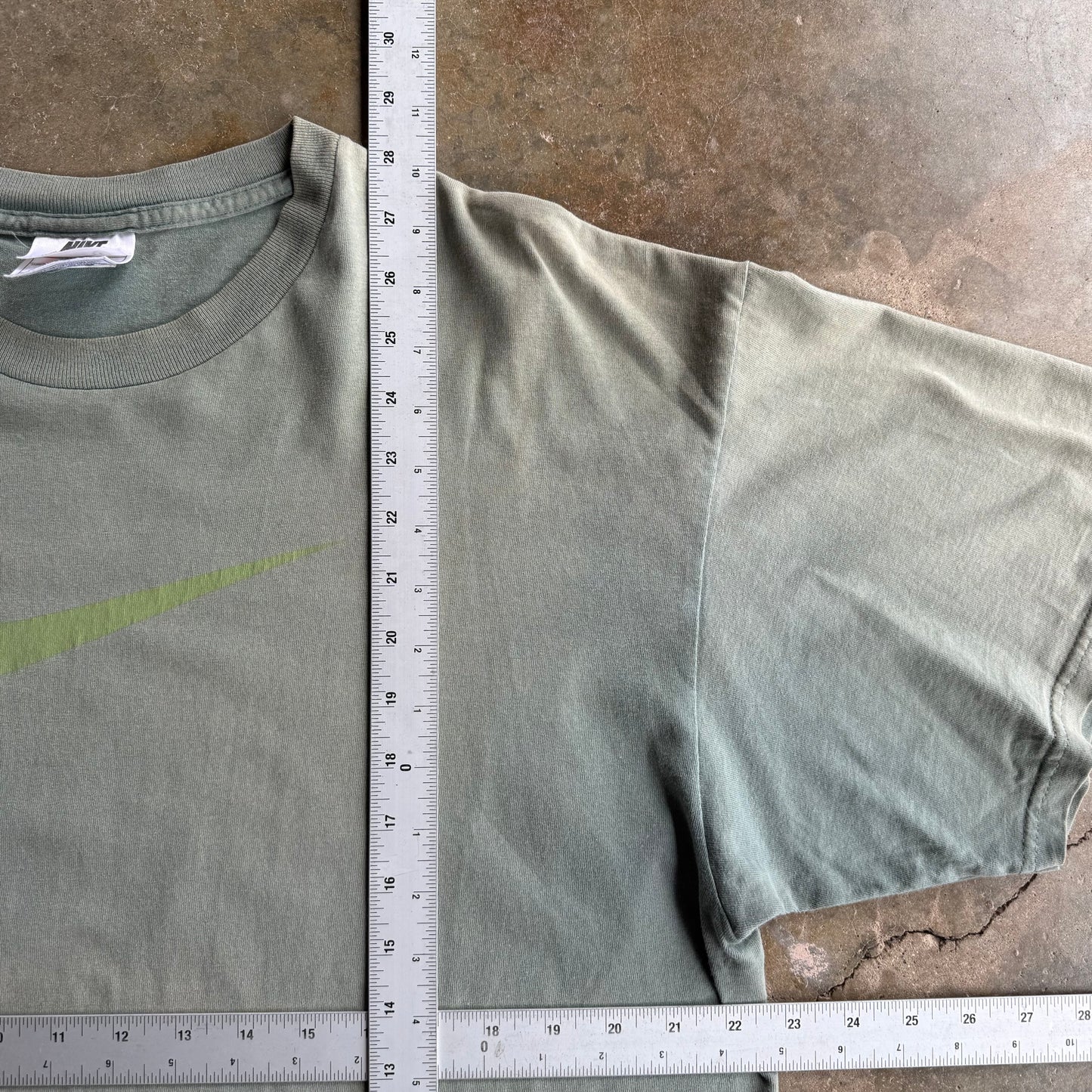 Super Faded Green Nike Tshirt - L
