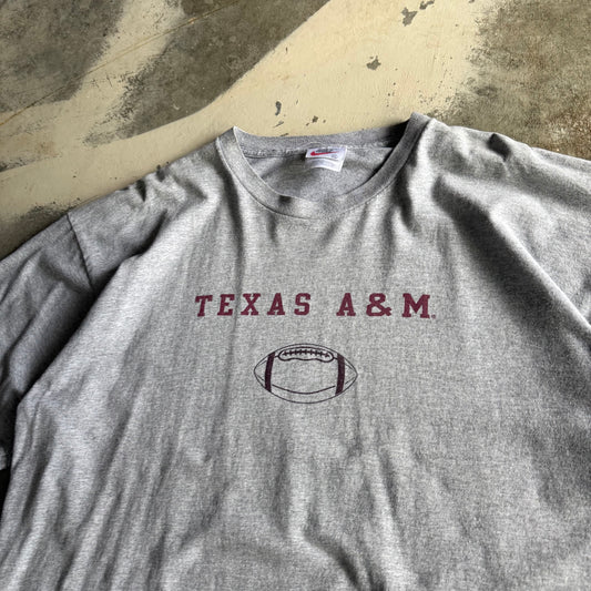 Vintage 90s A&M Football Tshirt - XL