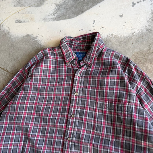 Vintage 00s Cropped Flannel - XL