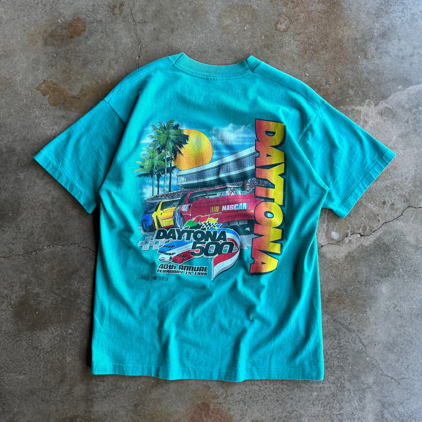 Vintage 90s Daytona NASCAR Tee - L