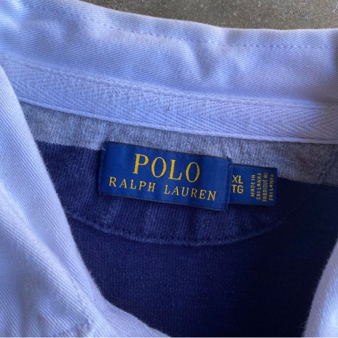 Vintage 00s Polo Rugby Long Sleeve - XL