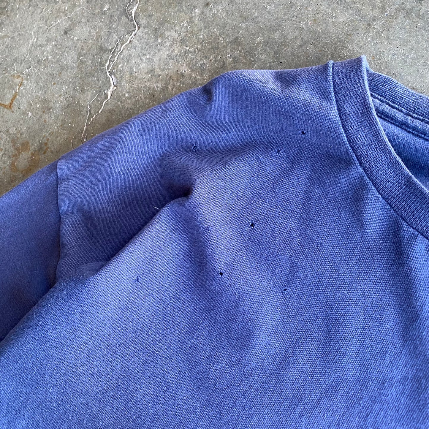 Vintage 00s Heavily Faded Nike Long Sleeve Shirt - L