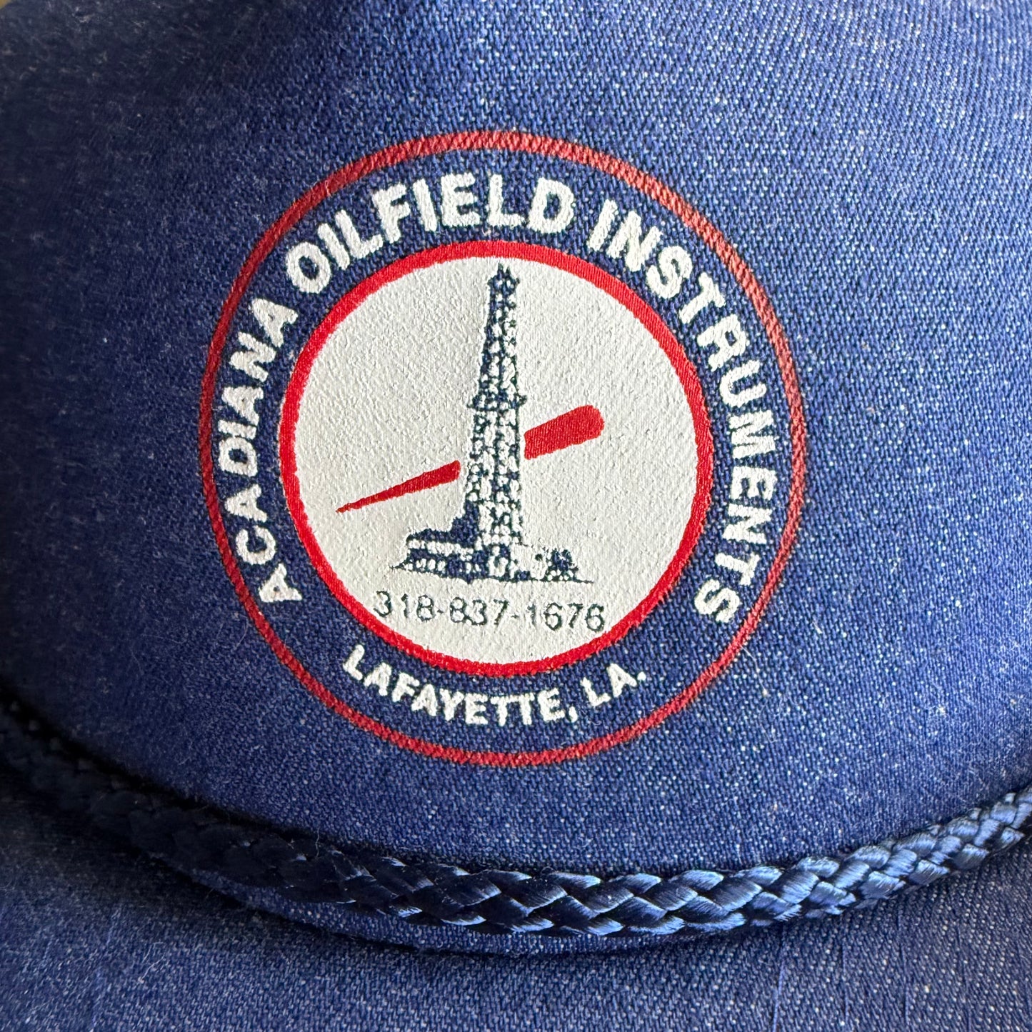 Vintage 90s Oilfield SnapBack Trucker Hat