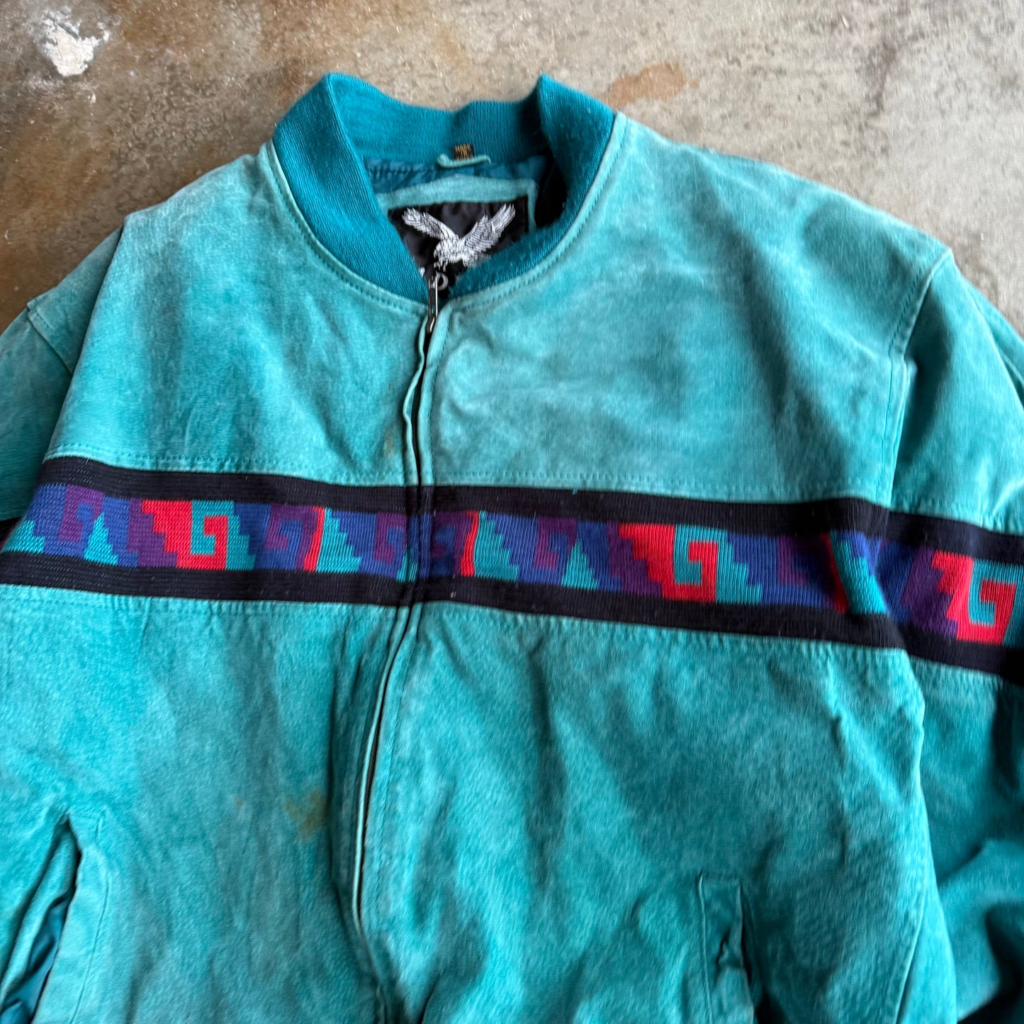Vintage 90s Suede Western Jacket - L