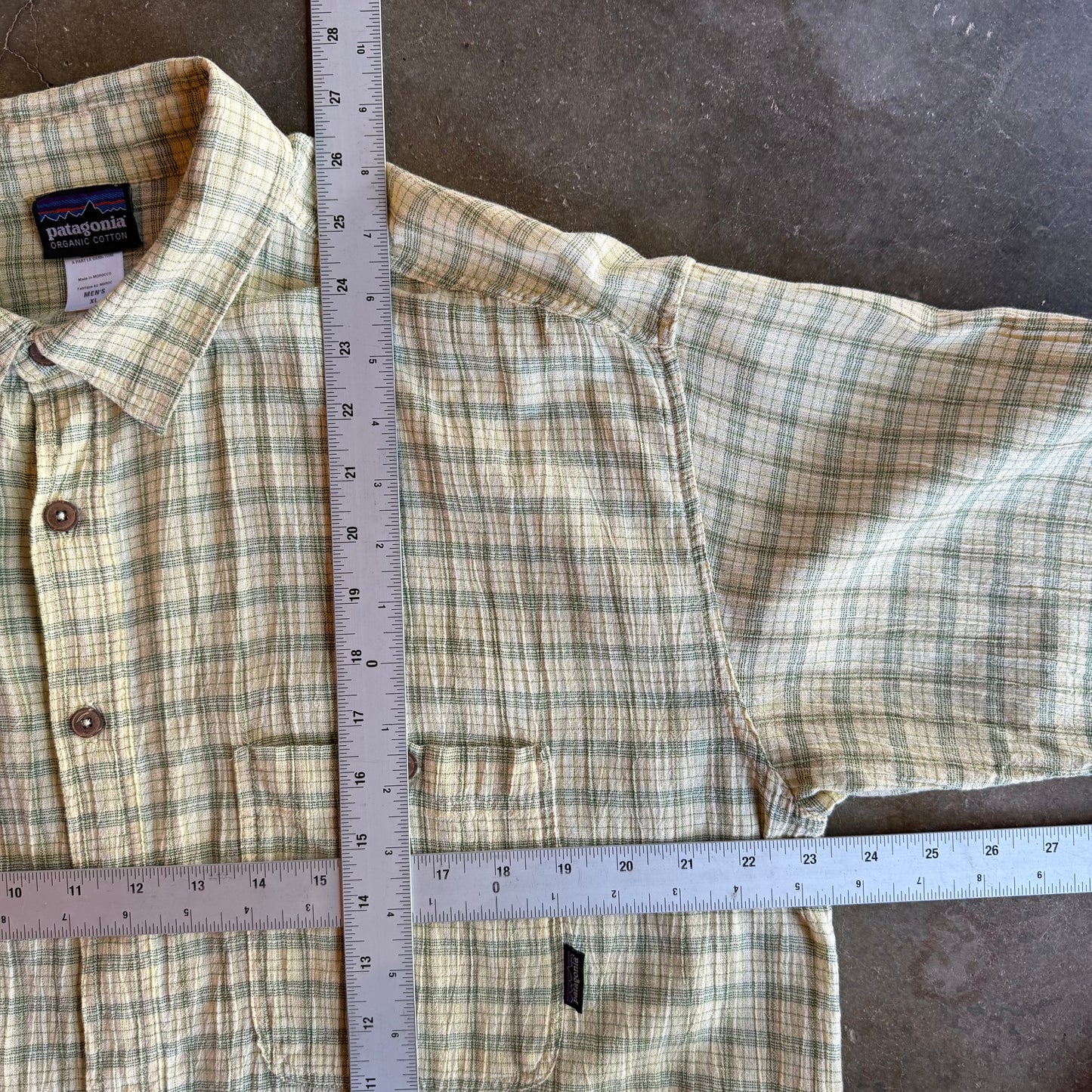 Vintage 00s Patagonia Cropped Button Up - XL