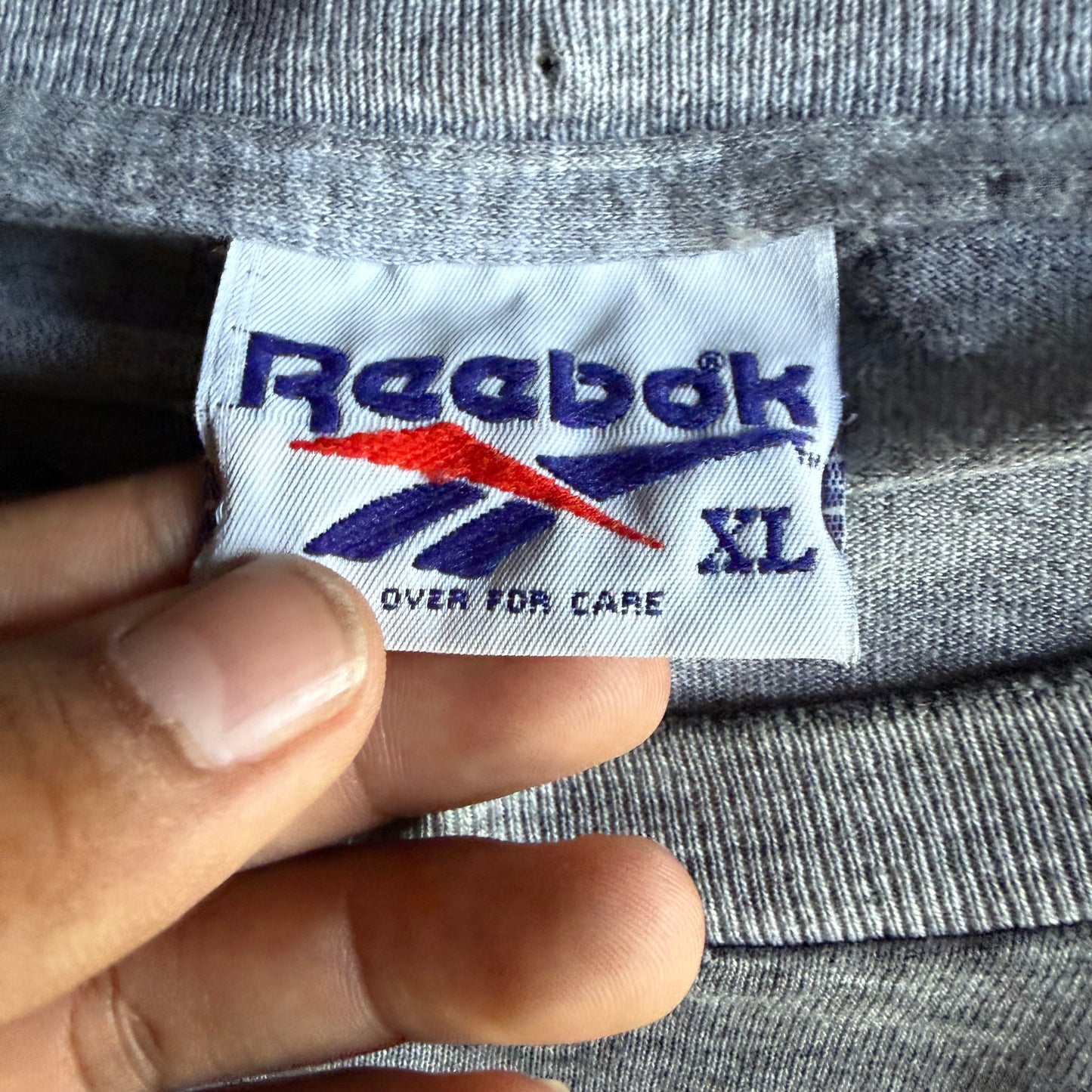 Vintage 90s Distressed Reebok Tshirt - XL