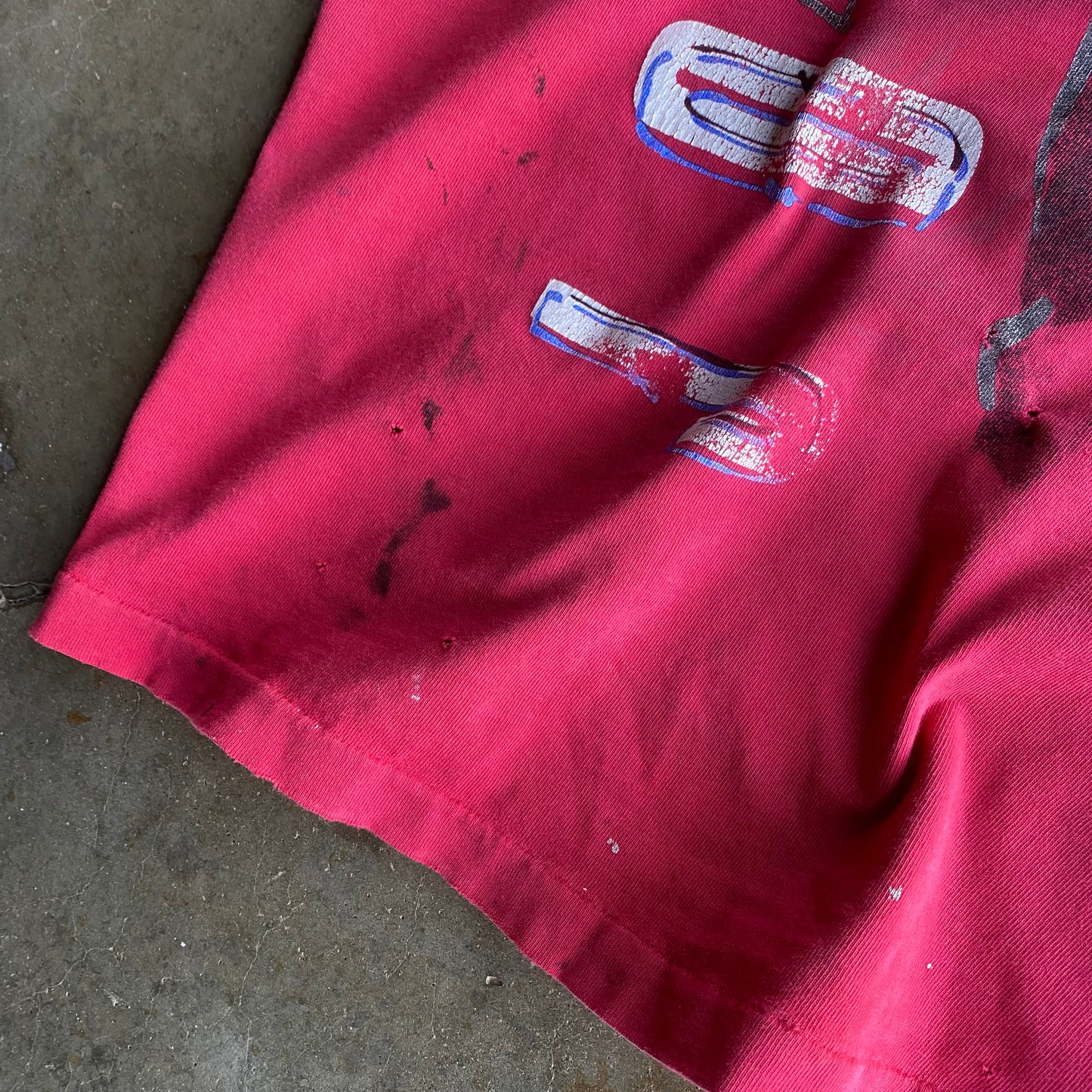 Vintage 90s Distressed Michael Jordan Tee - XL