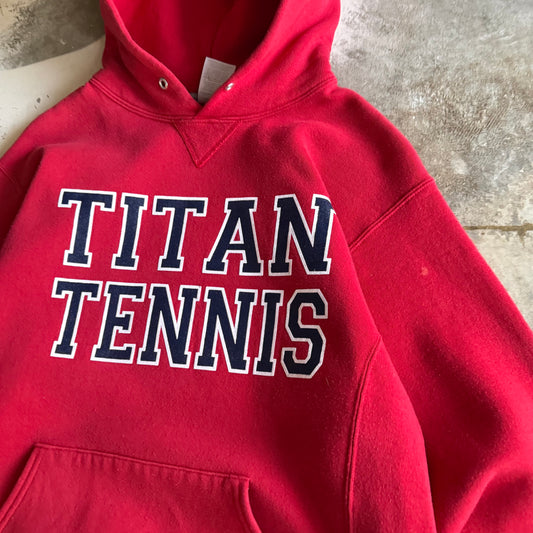 Vintage 00s Russell Athletic Track Hoodie - M