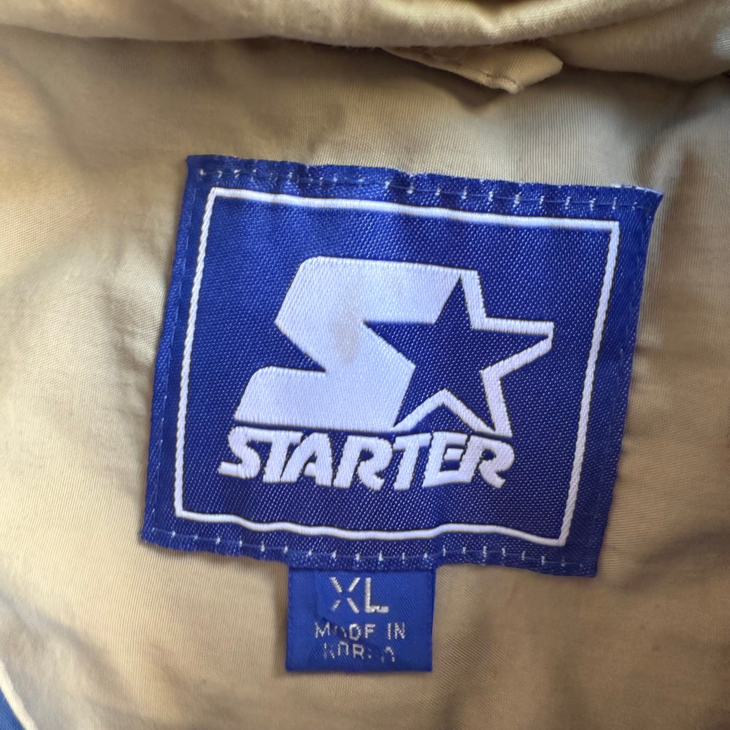 Vintage 90s Notre Dame Starter Puffer Jacket - XL