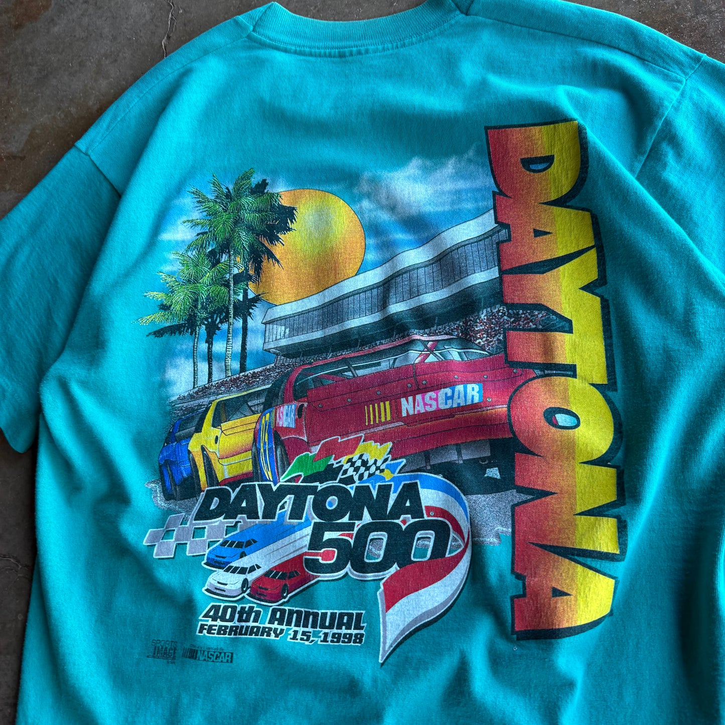 Vintage 90s Daytona NASCAR Tee - L