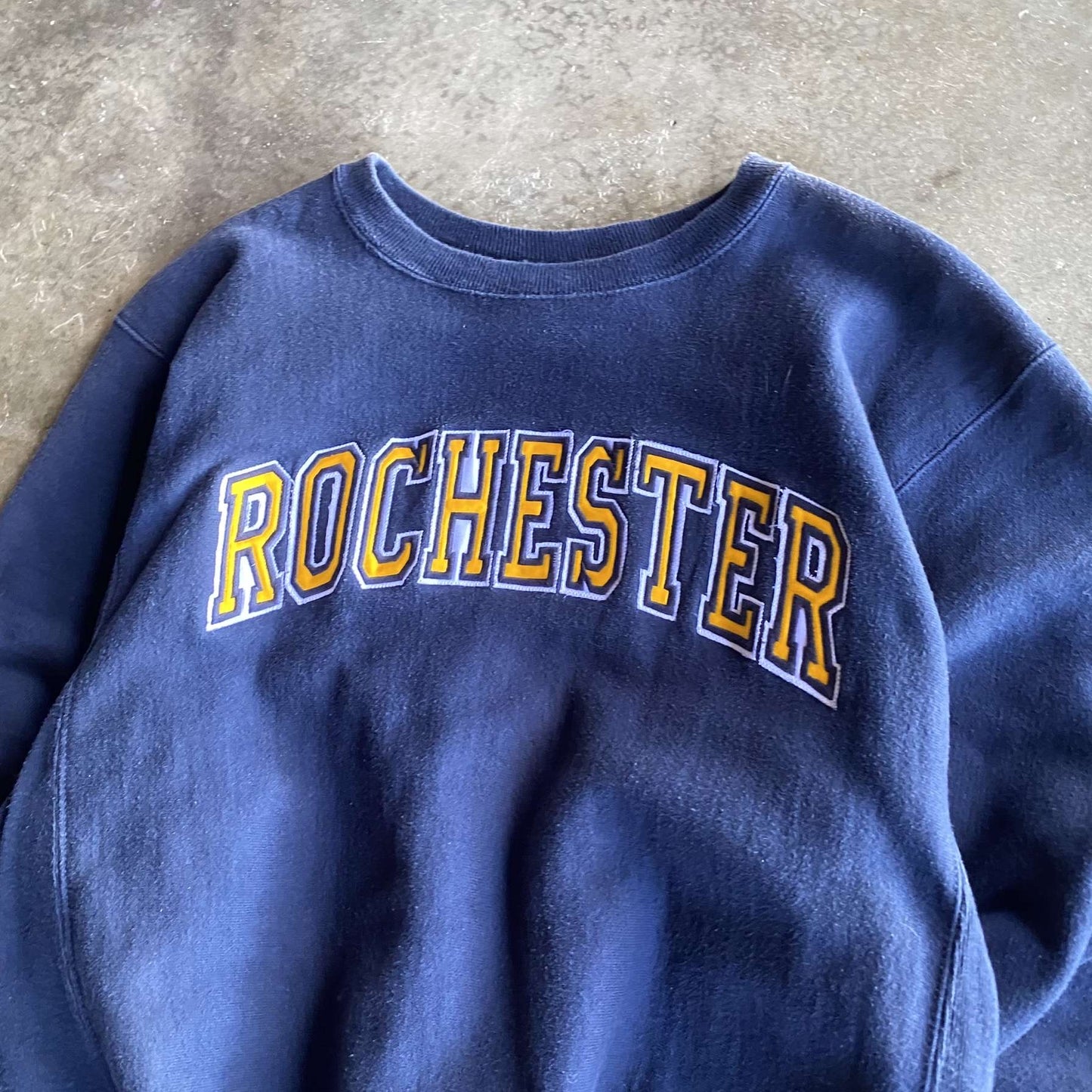 Vintage 90s Rochester Champion Crewneck - L