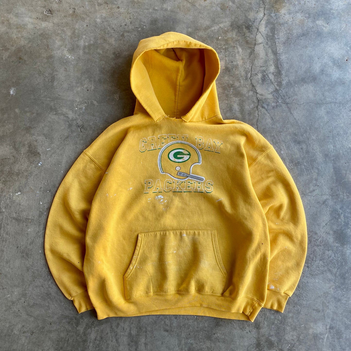 Vintage 90s Distressed Packers Hoodie - XL
