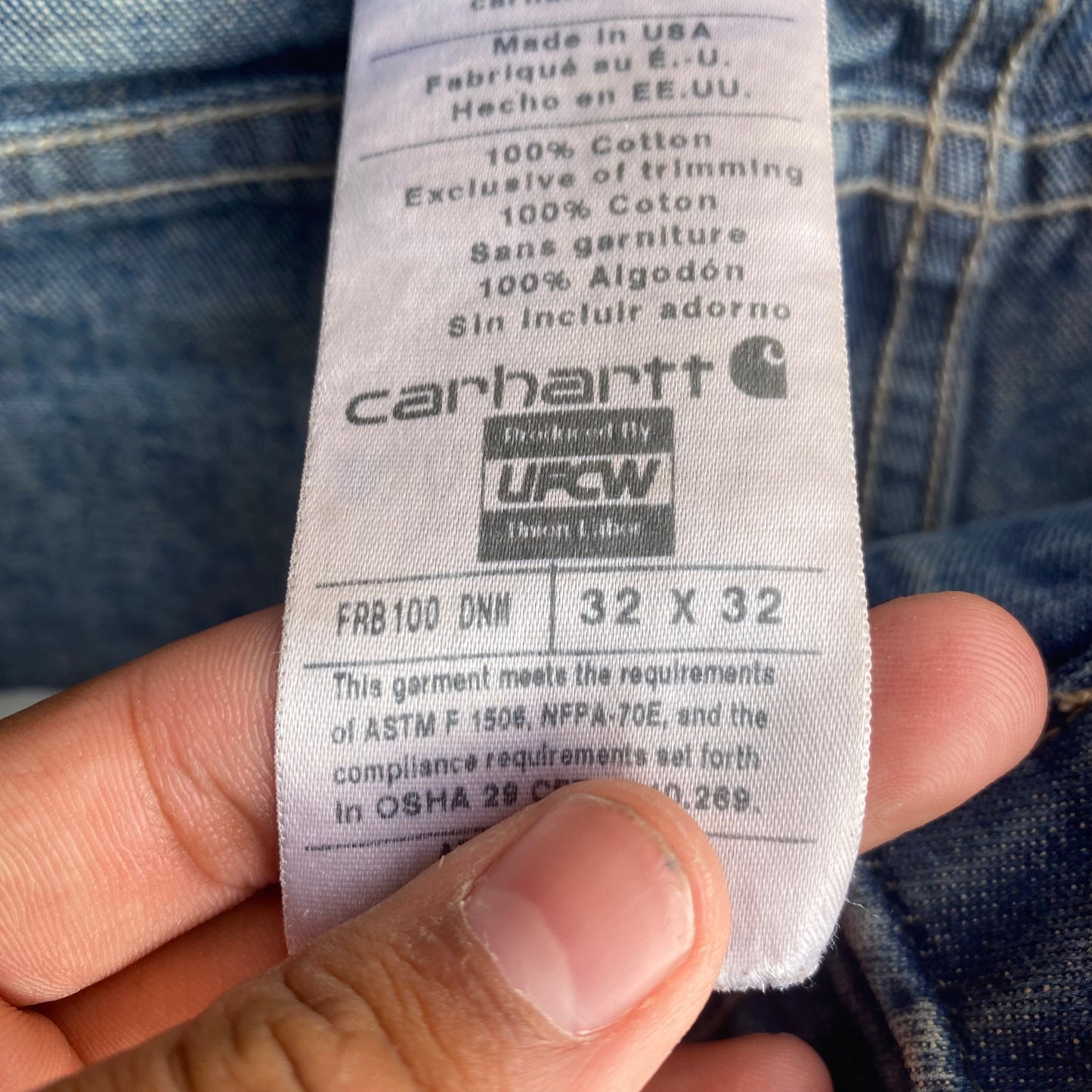 Vintage 90s Heavily Distressed Carhartt Jeans - 32