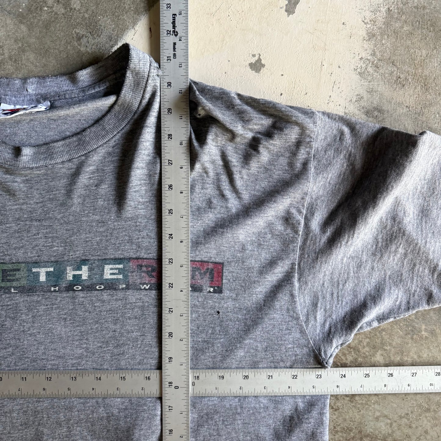 Vintage 90s Distressed Reebok Tshirt - XL