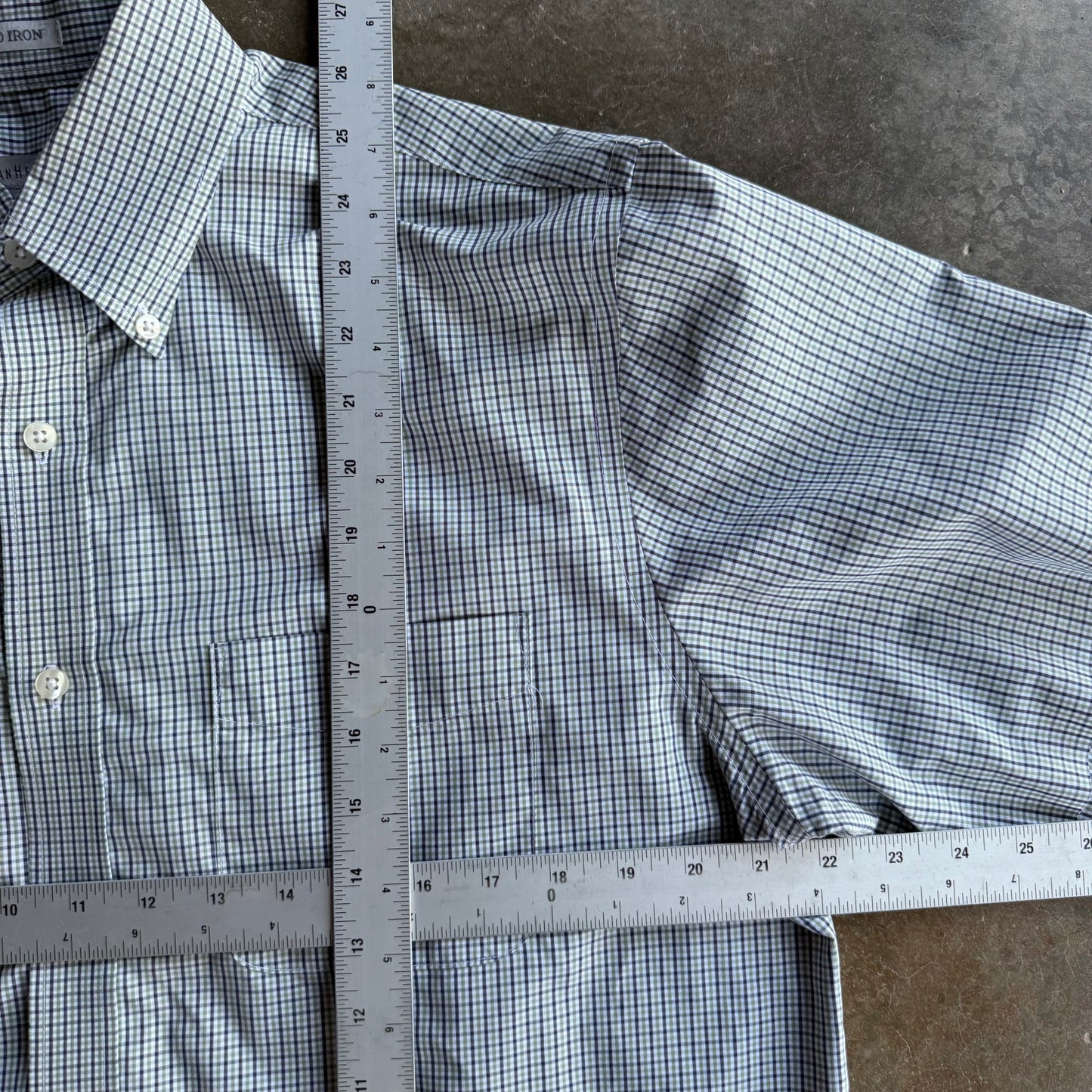Vintage 00s Cropped Button Up - M