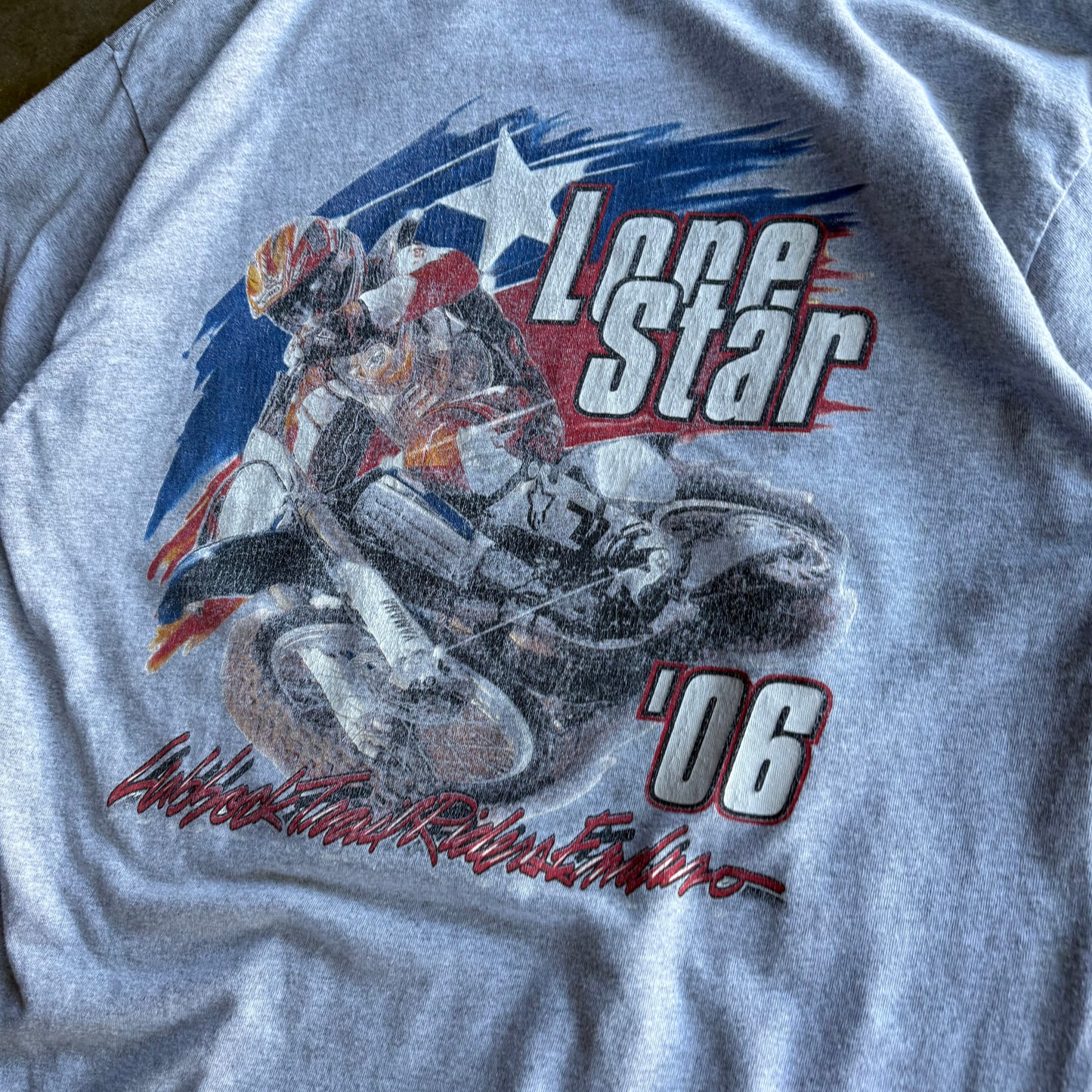 Vintage 00s Dirt Bike Motorcross Tee - L