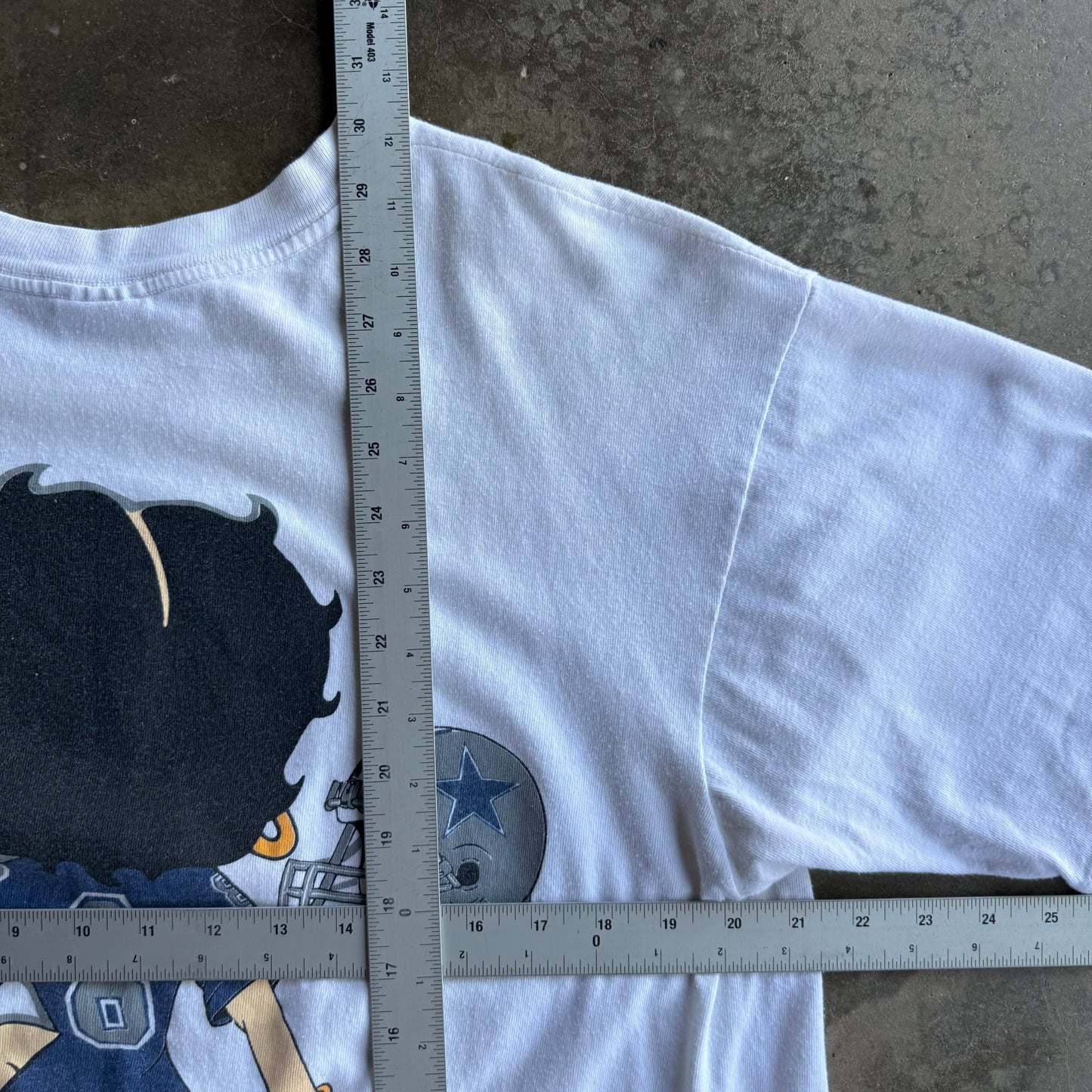 Vintage Betty Boop Dallas Cowboys Tshirt - XL