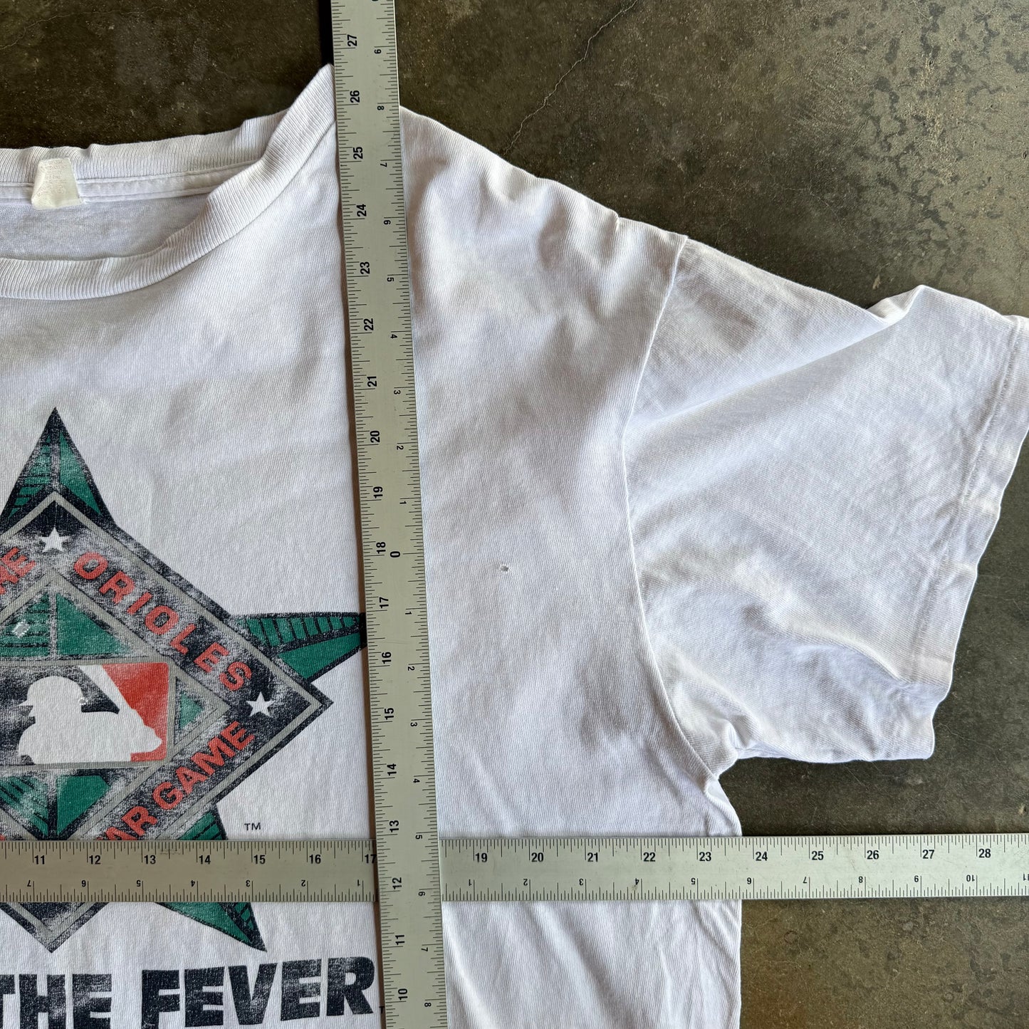 Vintage 90s Faded Orioles Tee - XL