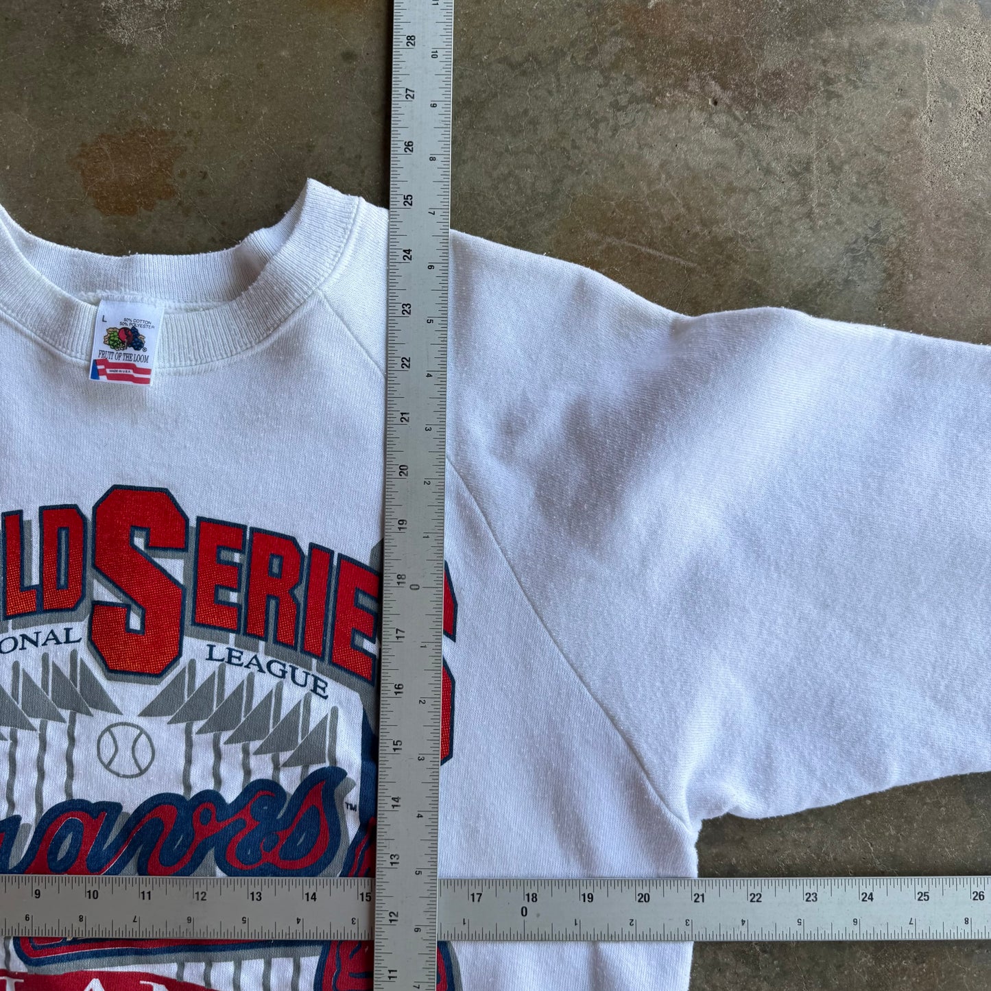 Vintage Braves World Series Crewneck - L