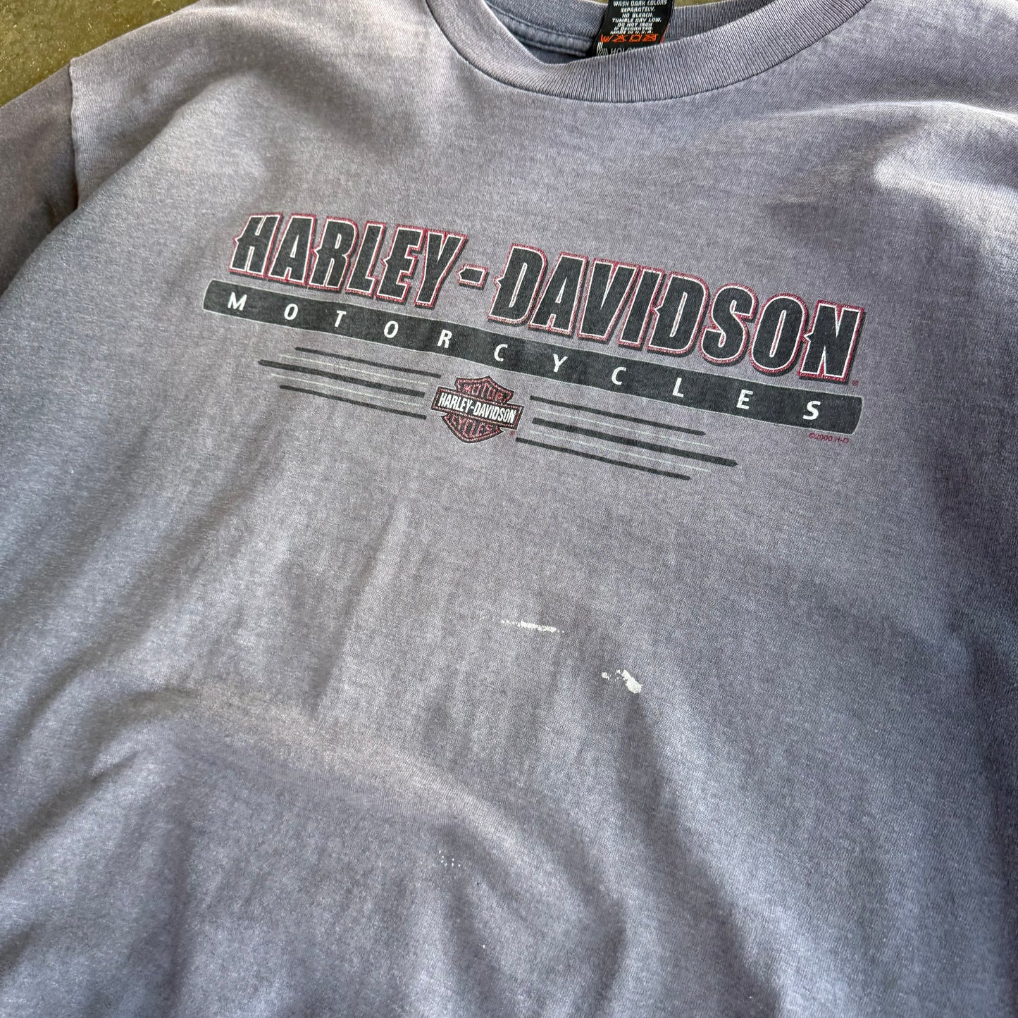Vintage 00s Faded Harley Davidson Tee - XL