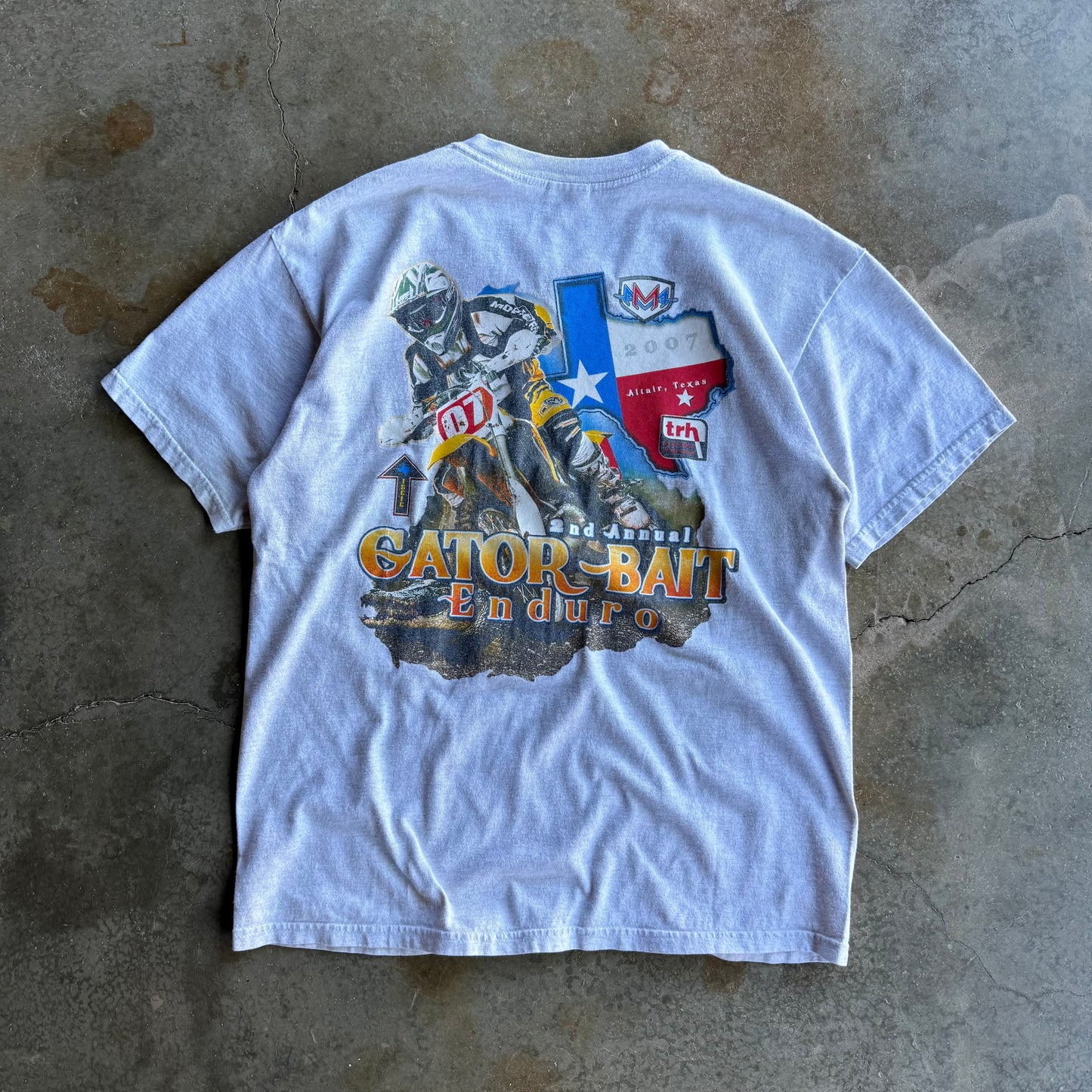 Vintage 00s Dirt Bike Motorcross Tee - L