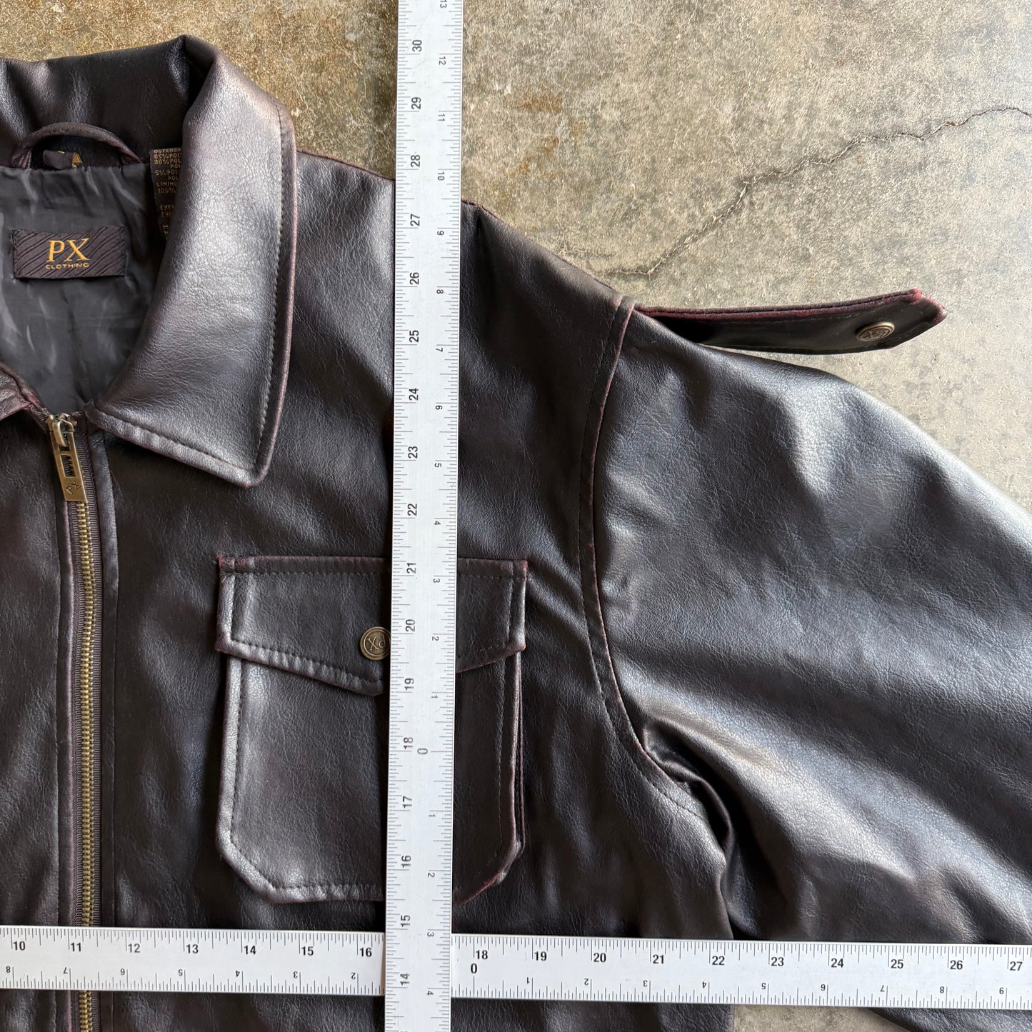 Vintage Leather Jacket - L