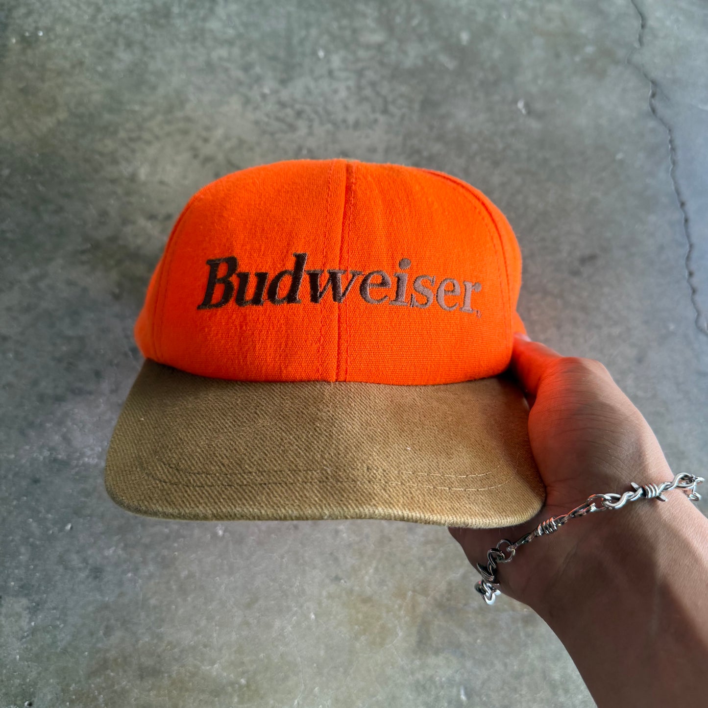 Vintage 90s Budweiser SnapBack Hat