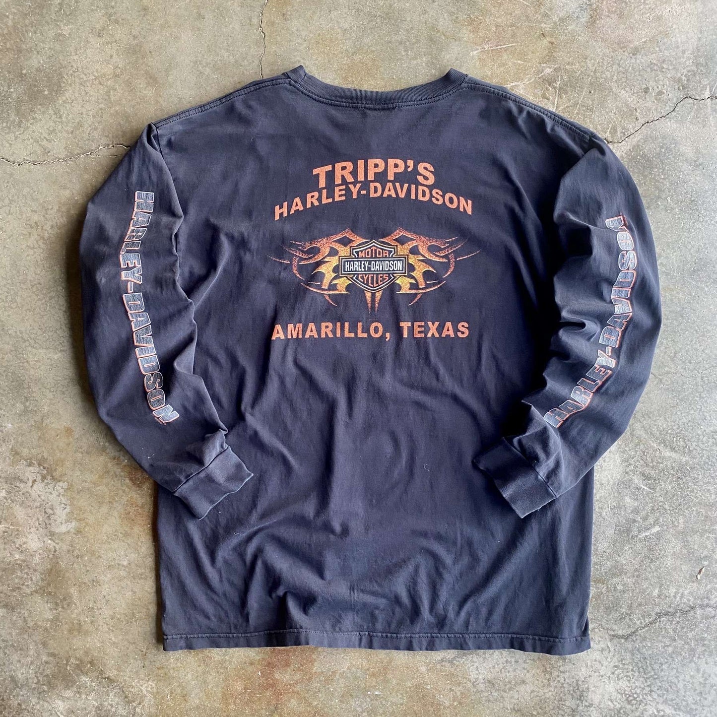 Vintage 00’s Harley Davidson Long Sleeve - XXL