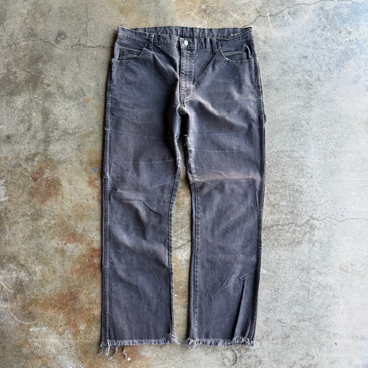 Vintage Faded Baggy Brown Dickies - 36