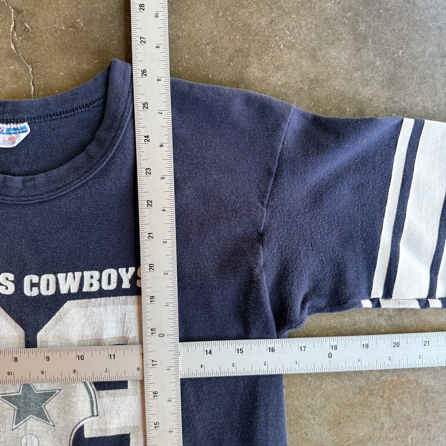 True Vintage 70s Cowboys Tee -L