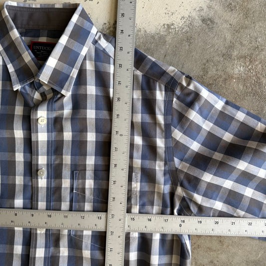 Vintage 00s Cropped Flannel - S