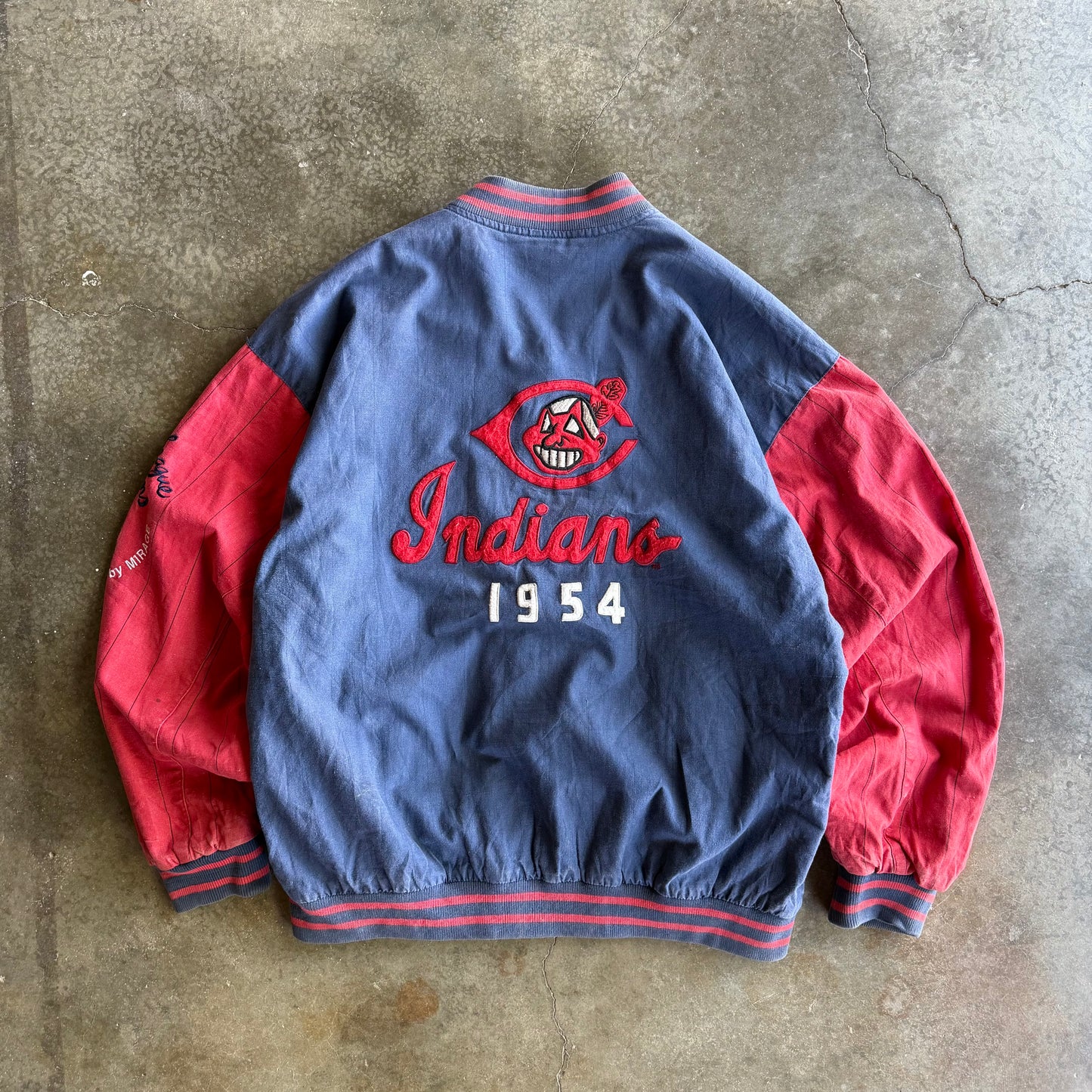 Vintage 90s Reversible Cleveland Indians Jacket - XL
