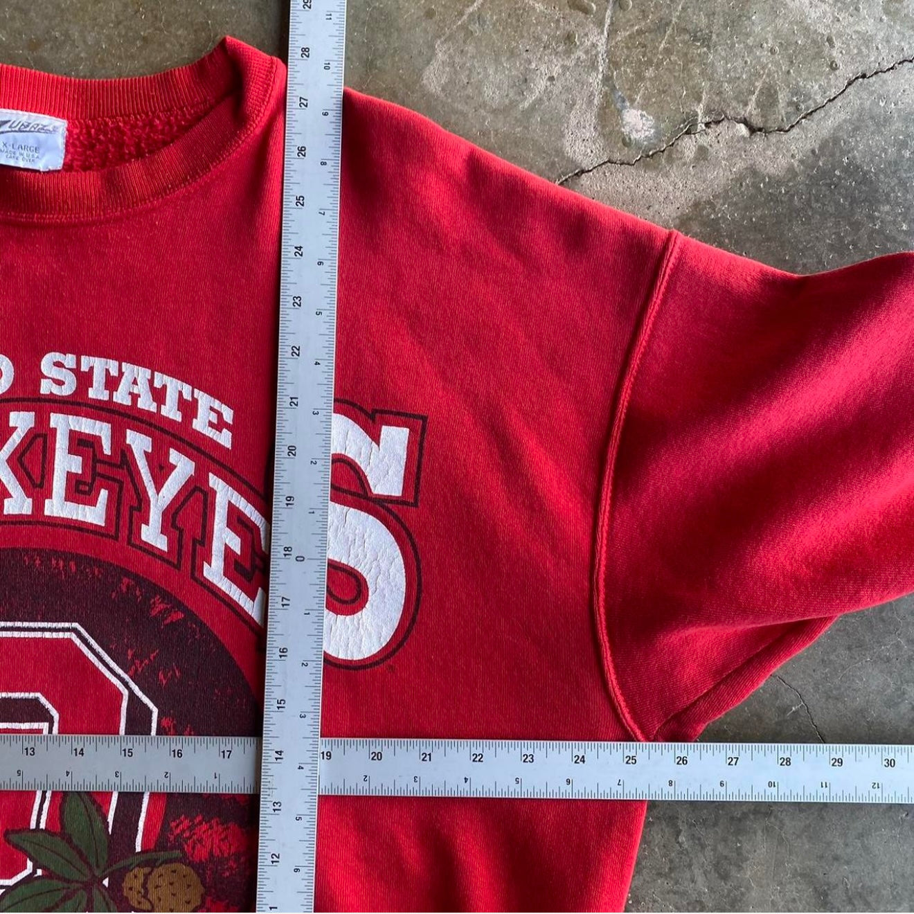 Vintage 90s Ohio Buckeyes Crewneck - XL