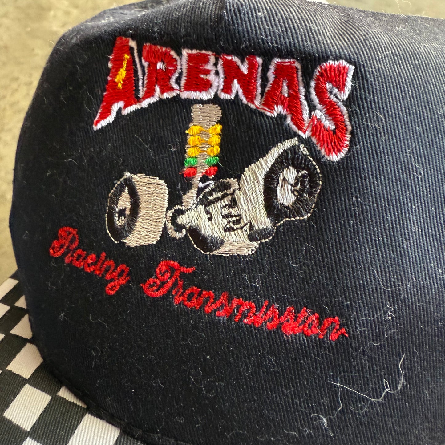 Vintage 90s Arenas Racing SnapBack Hat